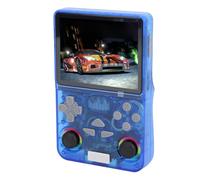 LICAEVEY Retro Handheld Game Console with 4 Inch Screen & 64GB Built-in Memory, WiFi Networked Fighting Gaming System Preloaded with 22000+ Classic Games (Blue)
