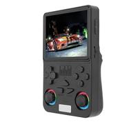 LICAEVEY Retro Handheld Game Console with 4 Inch Screen & 64GB Built-in Memory, WiFi Networked Fighting Gaming System Preloaded with 22000+ Classic Games (Black)