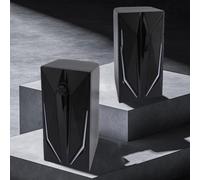 LICAEVEY RGB Computer Speakers, USB Small Multimedia Speaker with 7 Dynamic RGB Lighting, Speaker for Laptop Desktop PC, Plug and Play