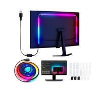 LICAEVEY RGB LED Strip Light Monitor Backlight Computer Display Screen Sync USB Powered Ambient Light Strip for 22-27 Inch Gaming PC Monitor
