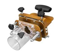 LICAEVEY Router Mortising Jig Adjustable Woodworking Slotting Locator with Accurate Steel Balls Smooth Sliding Motion for Precision Slotting Ideal for DIY Woodworking Projects