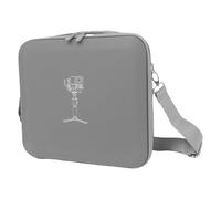 LICAEVEY RS 4 Mini Carrying Case Storage Bag with Shoulder Strap, Splash Proof PU Shell & Custom Fit for Stabilizer, Tripod, Phone Clamp & Accessories