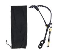 LICAEVEY Saxophone Double Shoulder Strap, Adjustable Neck Strap with 360° Swivel & Metal Hook, Comfortable Padded for Alto Tenor Saxophone