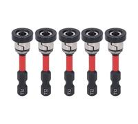LICAEVEY Screwdriver Bit Set, S2 Alloy Steel Magnetic Hex Bits with Anti Penetration Limiter for Plasterboard, Screw Setter for Accurate Positioning, Precision Engineered Tip, Strong