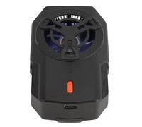 LICAEVEY Semiconductor Phone Cooler with Ice Porcelain, Cooling Fan with 3 Gears Cordless, Quiet Cell Phone Radiator Cooling Fan with Damping Retractable Clip for Gaming (Black)
