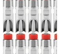 LICAEVEY Stainless Steel Nipple Drinker 10Pcs, Automatic Pig Waterer Feeder with Leak Proof Design, Adjustable Flow for Pigs Cattle Sheep