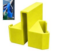 LICAEVEY Tennis Camera Mount, Clamp for Net Post or Fence with Phone Holder, Match Analysis Practice Coaching Live Streaming Training, Capture Every Match Like a Pro (Yellow)