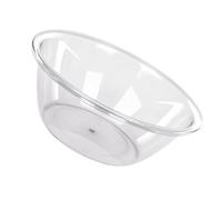 LICAEVEY Transparent Plastic Washbasin Thicken Large Capacity (Large Clear)