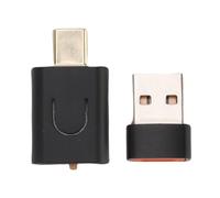 LICAEVEY Type C to USB Audible Bluetooth 5.4 Transmitter Adapter for Linux Computer Android, Low Latency, Wireless Audio Transmitter Music Adapter Support for LE Audio