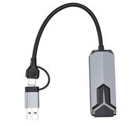 LICAEVEY USB C to 2.5G Ethernet Adapter, 2500Mbps RJ45 Gigabit Network Adapter for Laptop, High Speed Stable Wired Connection for Streaming, Gaming and Large File Transfers