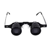 LICAEVEY Wearable Binocular Glasses, 10x Magnification | Adjustable Focus with Blue Light Blocking Lenses for Concert Stage Sports Viewing
