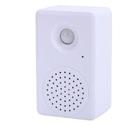 LICAEVEY Welcome Doorbell, PIR Motion Sensor Activated Voice Reminder, Recordable 20S English Voice, Adjustable 120° 20° with Bird Call Siren Sound for Convenience Store Hotel
