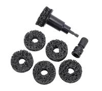 LICAEVEY Wheel Hub Resurfacing Kit for 1 to 2 Inch Wrench and Drill | Brake Disc and Flange Refurbishment, Paint Removal and Deburring, ABS and Metal Construction, 7 Accessories