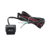 LICAEVEY Winch Rocker Switch Handlebar Control Line, Cable Replacement for 4 Post Contactor Winches, Metal Rubber Connector for ATV UTV Off Road Recovery, Water Proof Power Relay Wire