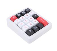 LICAEVEY Wired Mechanical Number Pad, Hot Swappable Numeric Keypad with 12 RGB LED Backlight, 19 Programmable Keys for Lapotop, Working, PC Gaming (White)