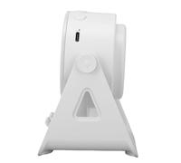 LICAEVEY Wireless Induction Speaker with Phone Holder, Bluetooth 5.3, 7 Colors LED Ambient Light, 360° Adjustable Stand, for Home Desk Entertainment Movies Gaming (White)