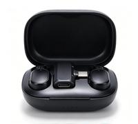 LICAEVEY Wireless Lavalier Microphone, 80dB Signal to Noise Ratio AI Noise Cancelling Magnetic Lapel Mic with 48KHz Sampling Rate, for Live Streaming Vlog Online Meetings