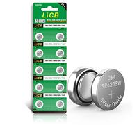 LiCB 10PCS SR621SW AG1 364 363 LR621 1.55V Button Cell Watch Batteries