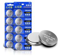LiCB CR2450 3V Lithium Battery (10PCS)