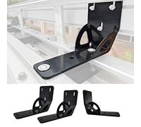 LicBund 813402 50mm Awning Bracket Gusseted Awning Holder Compatible with Thule Rhino Heavy Duty Bar 3 Awning Bracket