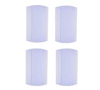 Lice Combs,4 pcs Double Sided Plastic Hair Comb Comb Head Lice Grooming Fine Tooth Combs Dandruff Flea Dog Grooming Tool for Kids Adults and Pets Adults White