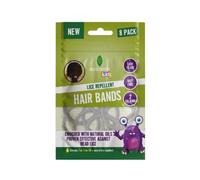 Lice Repellent Hair Bands 8 Pack - Infused with Natural Oils for Protection