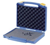 Licefa 814232 Toolbox Blue with Cubed Foam, 280x250x85mm, Yellow Locks