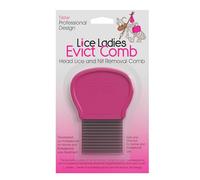 LiceMeister Comb, for lice and nit removal, new and unique professionally designed lice comb, stainless steel teeth with hard plastic ergonomic grip handle. Tested safe and effective on all types of hair for kids and adults.