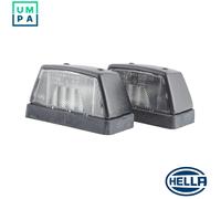 Hella License Plate Light 2KA 003 389-211 Golden