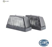 Hella License Plate Light 2KA 003 389-211 Golden
