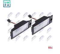 NTY Licence Plate Light ELP-HY-002 LED - Fits Hyundai ix35/Tucson, Kia 1.7L 4cyl