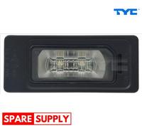 LICENCE PLATE LIGHT FOR AUDI A1 A1 SPORTBACK A3 TYC 15-0215-00-9 FITS BOTH SIDES