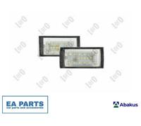 Licence Plate Light for BMW E46 ABAKUS L04-210-0002LED fits Both Sides NEW