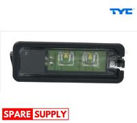 TYC Number Plate Light 15-0183-00-2 both sides LED with LED VOLKSWAGEN: up! Hatchback, Polo V Hatchback, GOLF 6, SEAT: Leon III Hatchback, IBIZA 5