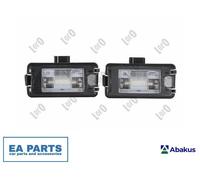 Licence Plate Light for SEAT LEON TOLEDO ABAKUS 046-21-900LED fits Both Sides