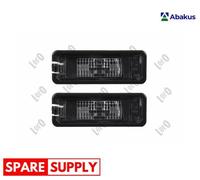 LICENCE PLATE LIGHT FOR VW AMAROK BEETLE ABAKUS 053-50-905LED FITS BOTH SIDES