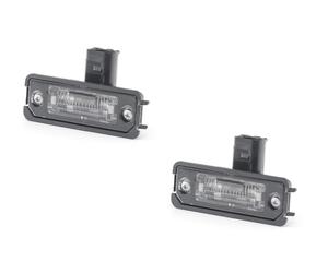 Licence Plate Light Pair TYC Fits VW Fox Golf IV Lupo New Beetle Polo 1J6943021