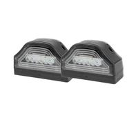 Licence Plate Light Universal 6 LED License Plate Light 12V 24V White Rear Driving Side Marker Lamp For Car Motorcycle Truck Trailer Lorry Van