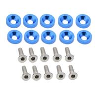 Licence Plate Screw Set,License Plate Fasteners | Anti-Theft Fastener Kit, Vehicle Modification M6 Gasket Bolt for Truck RV Tag Rear Front
