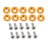 Licence Plate Screw Set - License Plate Fasteners,M6 Gasket Bolt for Rear Front Vehicle Modification Motorcycle RV Tag