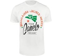 Licenced Canelo Alvarez Team Flag T-Shirt, Goldenboy, Boxing,GGG White