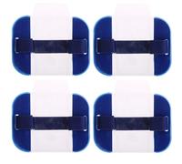 License Badge Holder, Armband ID Card Holder with Adjustable Strap for Emergency Workers Security Staff Doorman, Blue 4PCS