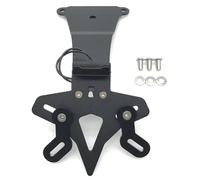 License Frame Compatible With Ducati For Scrambler For Cafe For Racer For 800 2019-2022 Rear Mudguard Registration Bracket License Plate Holder Frame With Light