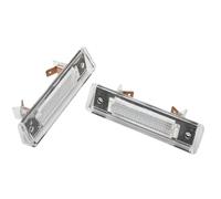 License Number Plate Lights 2Pcs For Benz SL-Class R129 1989-2001 For E-Class S124 1985-1996 LED Car Rear License Number Plate Light Lamp A1248200756 Car Rear License Plate Light