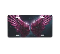 License Plate 30 x 15 cm Personalized Front License Plates Funny Vanity Plates Front Tag Plate Beautiful Wings Among the Stars Novelty License Plates Women Car Accessories