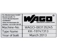 LICENSE PLATE.99X44MM 210-804 SILVER