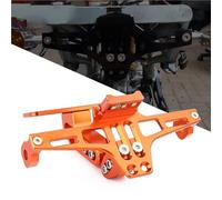 License Plate Bracket Fit For KTM Duke 125 200 390 790 990 1190 Motorcycle Adjustable Tail Tidy License Plate Holder Bracket LED Light Motorbike Registration Plate Holder(Black)