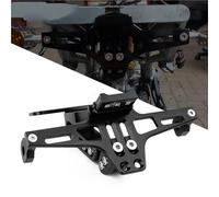 License Plate Bracket Fit For KTM Duke 125 200 390 790 990 1190 Motorcycle Adjustable Tail Tidy License Plate Holder Bracket LED Light Motorbike Registration Plate Holder(Orange)