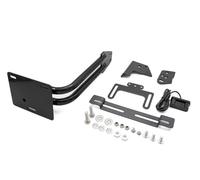 License Plate Bracket For BMW For R18 100 For Years R 18 For Classic 2020-2025 Style Side LED Display Bracket License Plate Relocation Kit - Black Number Plate Holder