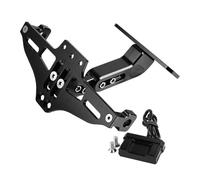 License Plate Bracket For HONDA CBF1000 CBF600 CBF500 CBF125 CBF250 Adjustable Rear Tail Tidy License Plate Holder Bracket Light Fender Eliminator(Black)